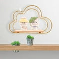 thumbnail image 2 of 2 PCS Nordic Style Wall Shelf for Bedroom Decor Baby Child Golden, 2 of 8