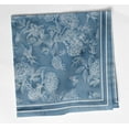 thumbnail image 1 of Vargottam Designer Cotton Twill Napkins - Set of 12, 20-Inch, Blue Color Floral Design, Durable & Absorbent Cloth Napkins for Dining, Parties, and Home Decor - Machine Washable, 1 of 8