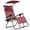Burgundy, variant on WYDK Zero Gravity Chair with Shade Canopy, Reclining Lounge Chair with Adjustable Canopy Removable Headrest, Cup Holder, Folding Zero Gravity Lawn Chair for Patio Poolside, Assembly-Free, Black