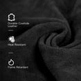 thumbnail image 3 of Chaqueta de soldadura YESWELDER de cuero negro resistente al fuego, 3 of 5