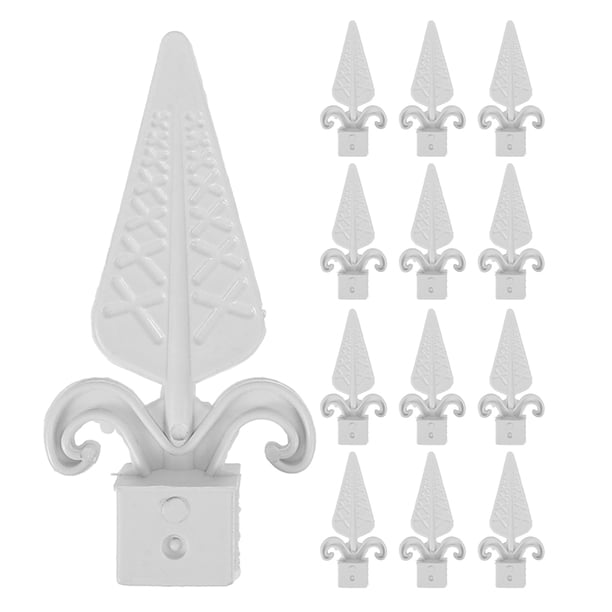 20 piezas de adornos para jardín, remates de cerca de plástico, decoración de jardín, remates de borde de plástico, remates de puerta