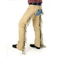 thumbnail image 2 of Tough 1 Western Chaps Adult Luxury Synthetic Adjustable XS Sand 63-325, 2 of 2