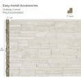 thumbnail image 2 of Ekena Millwork 3"W x 3"D x 48"H Universal Outside Corner for StoneWall Faux Stone Siding Panels, Colfax, 2 of 7