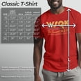 thumbnail image 5 of Netflix Men's Stranger Things Retro Radio The Squawk WSQK 94.5 FM Stripes T Shirt, 5 of 10