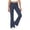 Navy, variant on Chiccall Girls Flare Leggings School Uniform Pants Cotton Breathable Comfy Kids Bell Bottoms Pants Stretchy Casual Clothes for Big Kids