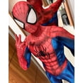 thumbnail image 3 of Disfraz clásico de Spiderman de Peter Parker, disfraz de Cosplay BigLens con estampado 3D de Spandex Zenzai, disfraz de Halloween para adultos y niños, 3 of 5