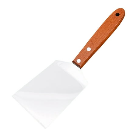

Meuva Stainless Steel Cheese Spatula Wooden Handle Small Frying Spatula Steak Frying Spatula Cake Square Shovel Baking Utensils Crab Steel Kitchen Utensils Silicone Steamer Kitchen Silicone