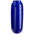 thumbnail image 1 of Benjara BM263564 Vase with Ceramic Frame & Dotted Column, Blue - Large, 1 of 5