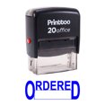thumbnail image 2 of Printtoo Timbre Commandé Timbre en Caoutchouc Auto Encrage Bureau Stationnaire-Bleu, 2 of 2