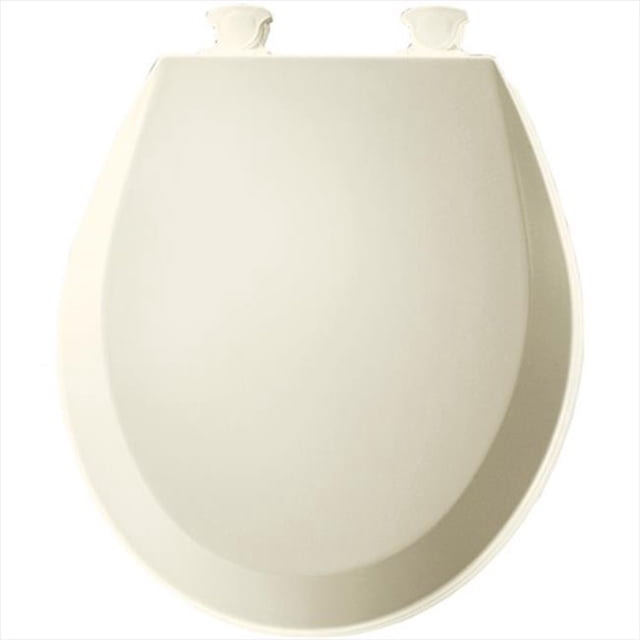 14.375 in.W Lift-Off Round Closed Front Toilet Seat in Biscuit