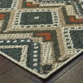 thumbnail image 2 of Oriental Weavers Latitude Area Rug 002X3 Outdoor Gray Crosshatch Diamonds, 2 of 3