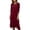 RD2, variant on Women’s Elegant Knit Midi Dress with Crew Neck and 3/4 Sleeves, Soft Solid Stretch Fabric for Casual Wear, Loose Fit Comfortable Outfit for Spring, Summer, and Holiday Events