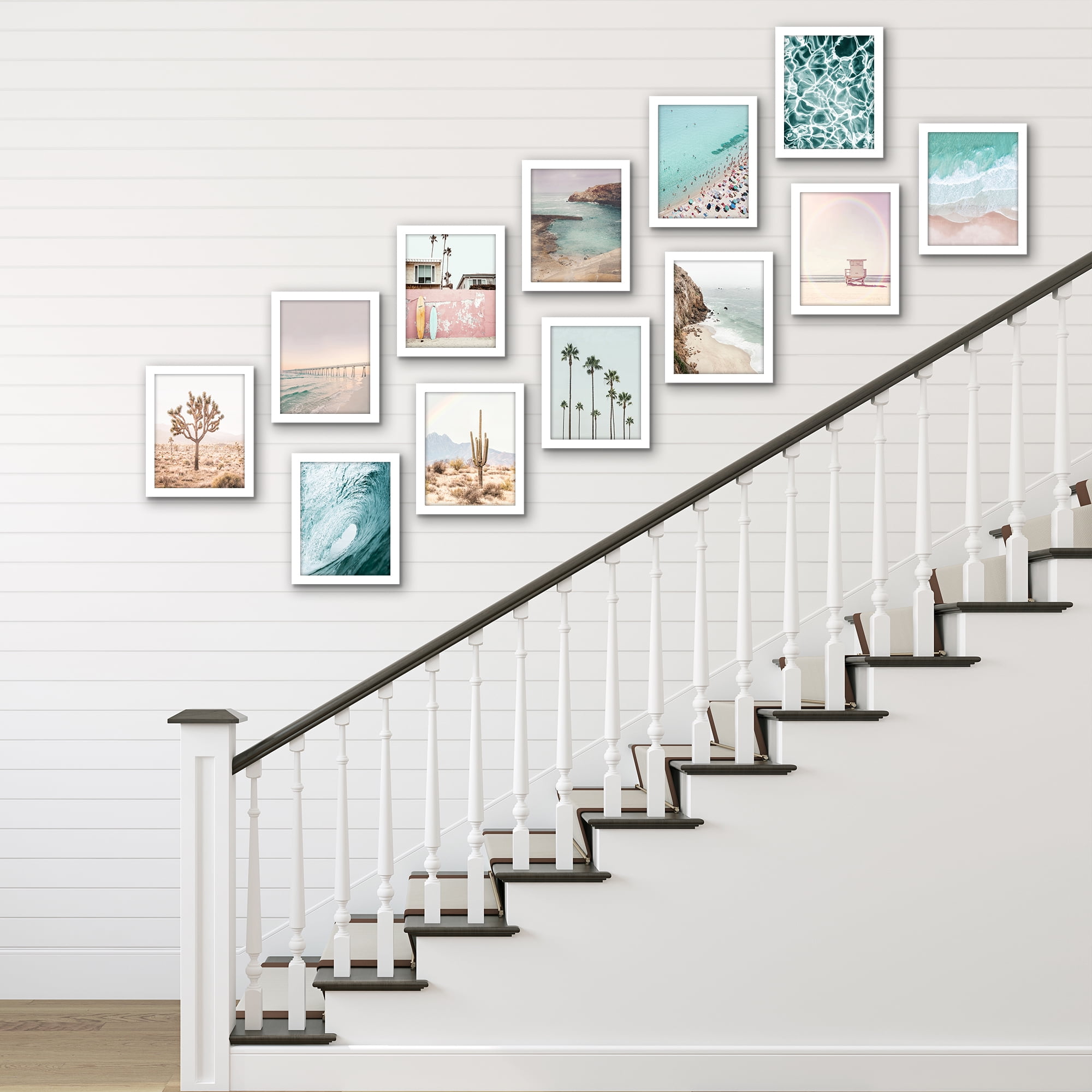 Americanflat 8" x 10" Picture Frame Set to Enhance Wall Decor - White - 12 Pack