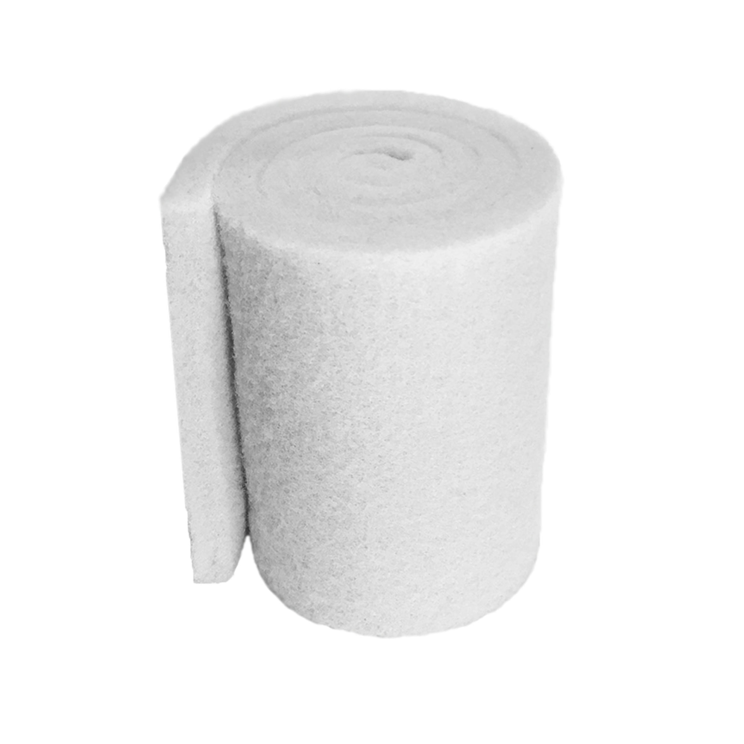 2" x 20" x 36" White Bulk Roll Filter Media for Koi Pond Filters & Skimmers 