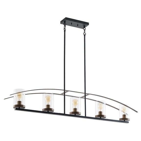 Aiwen Novelty Linear Chandelier Creative Pendant Light Fixture Modern Light Fixture