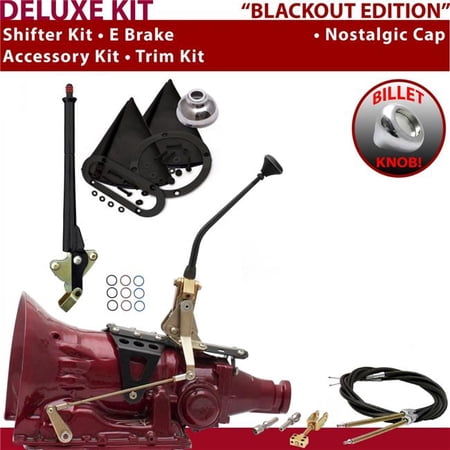 American Shifter FMX Shifter Kit Black 10 in. E Brake Cable Trim Kit for EEE6E