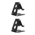 thumbnail image 1 of Seitruly Nuevo soporte de soporte de montaje de tableta de aluminio plegable universal para negro 2piezas, 1 of 6