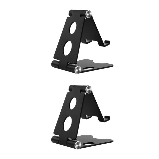 Seitruly Nuevo soporte de soporte de montaje de tableta de aluminio plegable universal para negro 2piezas