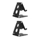 thumbnail image 3 of Seitruly Nuevo soporte de soporte de montaje de tableta de aluminio plegable universal para negro 2piezas, 3 of 6