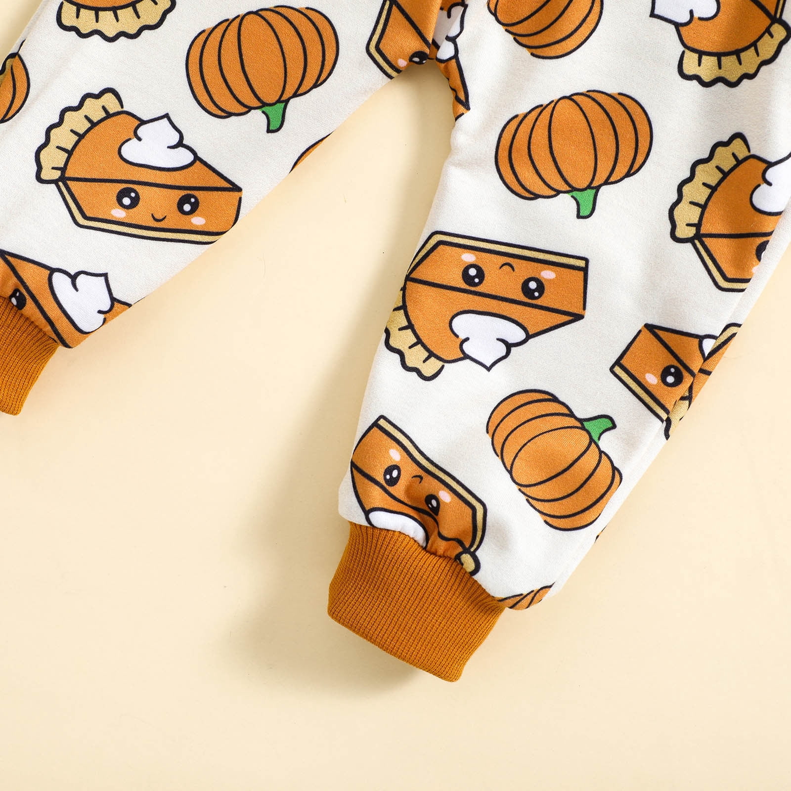 Tenue Halloween Bébé Fille - Sweat Citrouille & Pantalon - Vêtement Automne Doux Et Confortable - 6