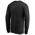 thumbnail image 3 of Men's Black Miami Marlins Midnight Mascot Long Sleeve T-Shirt, 3 of 3