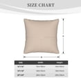 thumbnail image 4 of Bingfone Brown Gingham Linen Throw Pillow Covers Cushion Case Pocket Button Vintage Farmhouse Pillowcase for Sofa Couch Bed 18"x18", 4 of 9