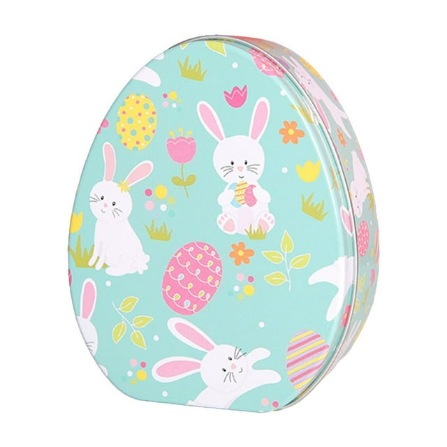 WRKEKC Liquidation Oeufs de Pâques Boîte Cadeau Boîte d'Emballage Cadeau Bonbons Chocolat Rangement Cadeau des Fêtes Boîte d'Emballage Bonbons Colorés Mignons Petits Lapins Boîte à Bonbons