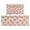 Pink Cow Bell, variant on White Cow Moo Pattern Kitchen Rugs Sets Of 2,Anti Fatigue Kitchen Mat Rugs Non Slip Washable,Decorative Kitchen Floor Mats for Kitchen,Sink,Laundry,17"x30" 17"x47"