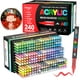 thumbnail image 1 of Marcadores de Pintura Acrílica Amamao 240 Colores con Punta de Pincel Suave, 1 of 9