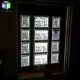 A4 Portrait Real Estate Window Hanging Led Sign Holder Display (4pcs