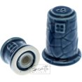 thumbnail image 3 of Ceramic Novelty Salt and Pepper Shaker Set - Blue Lighthouse, 3 of 4