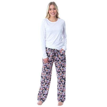 

Disney Womens Villains Ursula Maleficent Evil Queen Sleep Pajama Pants (XXL)