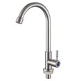 thumbnail image 1 of Lefu Robinet de Cuisine en Acier Inoxydable Robinet de robinet d'Eau à un Seul Levier, 1 of 9