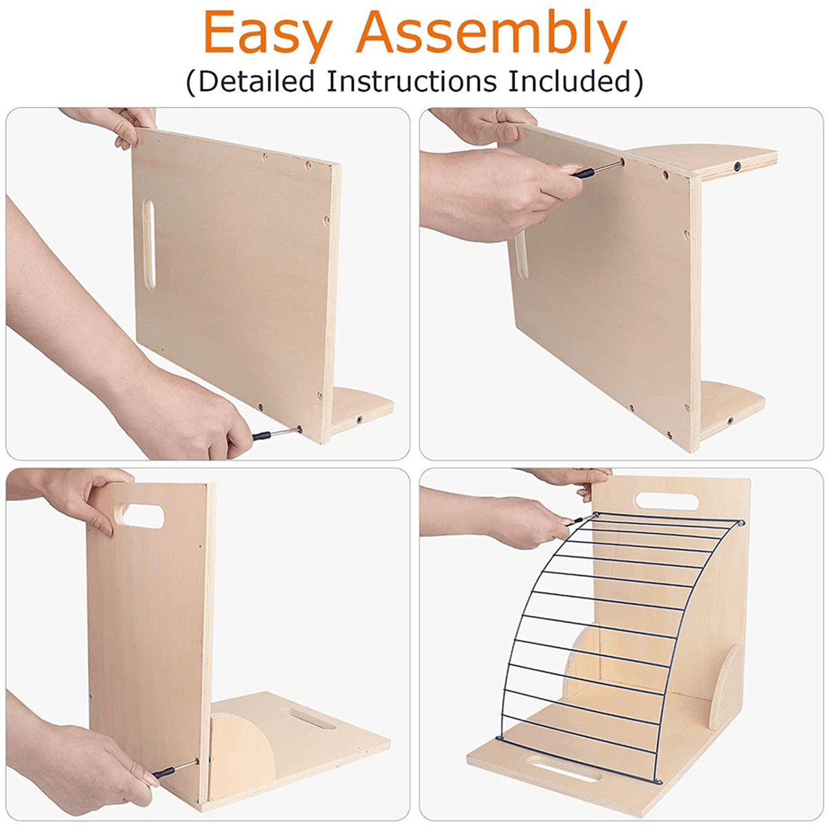CuleedTec Clipboard Holder And Storage Rack | Wooden Stand With Sturdy - View #3