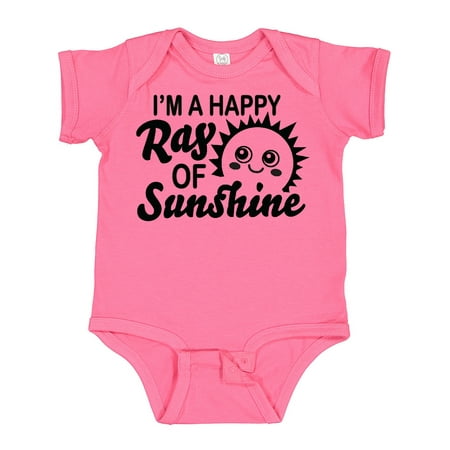 

Inktastic Im a Happy Ray of Sunshine with Happy Sun Gift Baby Boy or Baby Girl Bodysuit