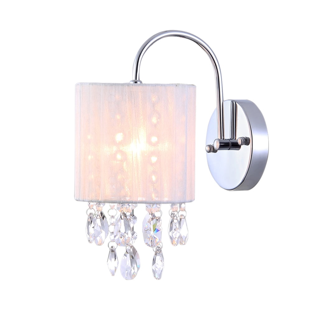 Winnona 1light Wall Lamp 9inch Chrome and Crystal