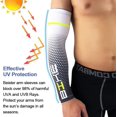 thumbnail image 2 of Manchons de Compression Rafraîchissants Protection Solaire UV pour Hommes et Femmes (1 Paire), 2 of 5