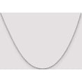 thumbnail image 2 of 14K White Gold Jbsp's 1.5mm Diamond-Cut Rope Chain (18 X 1.5) Made In Peru 1666-18, 2 of 5