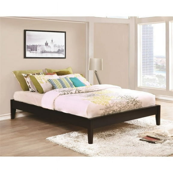 Coaster Hounslow California King Platform Bed, Cappuccino, Box 1 of 2