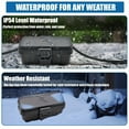 thumbnail image 4 of QJUHUNG Small Weatherproof Electrical Connection Box (6 X 3.5 X 2.8inch)  Outdoor Electrical Box  Waterproof Extension Cord Covers For Plug  Extension Cables  Holiday Lights, 4 of 7