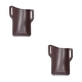 thumbnail image 4 of Cinturón de cintura Sonducket Bolsa de almacenamiento para teléfono móvil Monedero Mochilero al aire libre Viajar Café 2piezas, 4 of 6