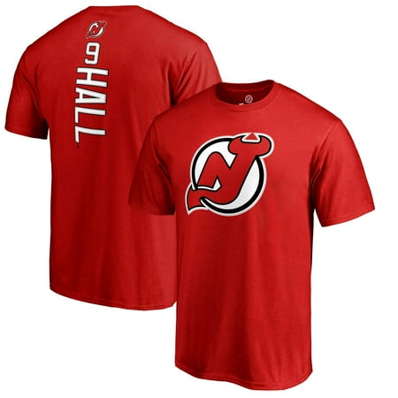 Taylor Hall New Jersey Devils Fanatics Branded Backer Name & Number T-Shirt -