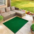 thumbnail image 2 of Koeckritz Rugs Roanoke Heather Green Ribbed Indoor/Outdoor Area Rug 2' x 10', 2 of 7