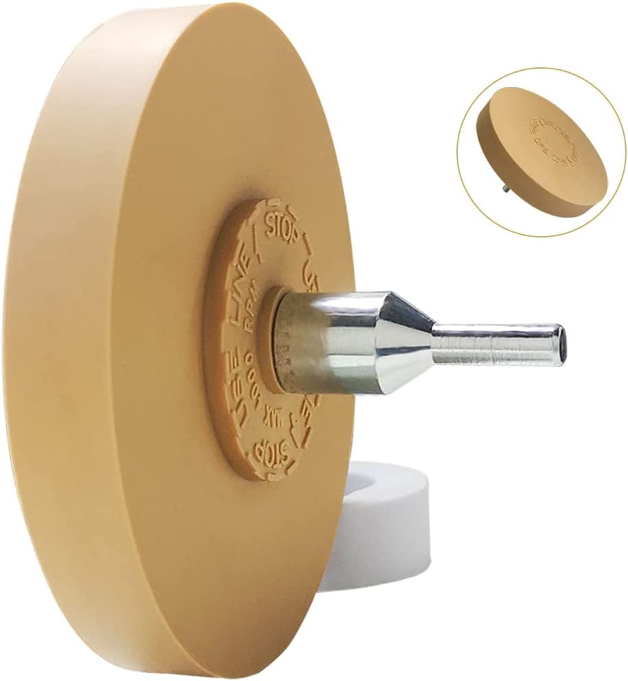 AWINNER Rubber Eraser Wheel, Decal and Adhesive Remover Tool, Remove