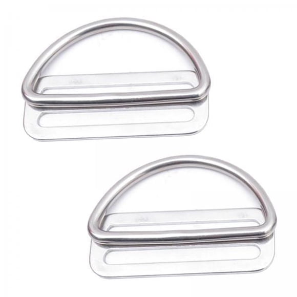 2 Anillos En D Para Buceo, Retenedor De Arnés De Cincha, Tapón Para Cinturón De Peso Sunnimix Tanques de buceo Anillos en D