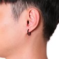 thumbnail image 2 of Basic Hoop Earrings for Men Woman Unisex Jewelry High Polished Stainless Steel, 2 of 6
