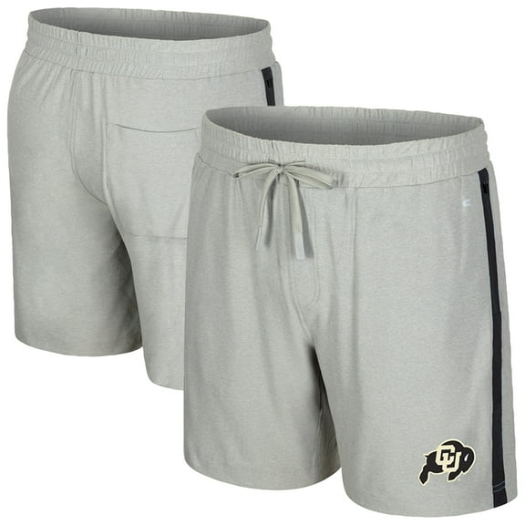Men's Colosseum Gray Colorado Buffaloes Mac Shorts