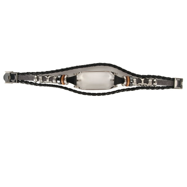 Bracelet en Cuir pour 7 Bracelet Boucle en Métal Style Ethnique Résistant à la Transpiration Rétro Bracelet de Remplacement pour Montre Intelligente pour Band 7