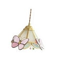 thumbnail image 5 of FITYLE Pendant Lamp Stained Glass Lamp Aesthetic Art Craft Indoor Decoration Vintage for Hallway Dining Room Farmhouse Bedroom Decor Frosted, 5 of 9