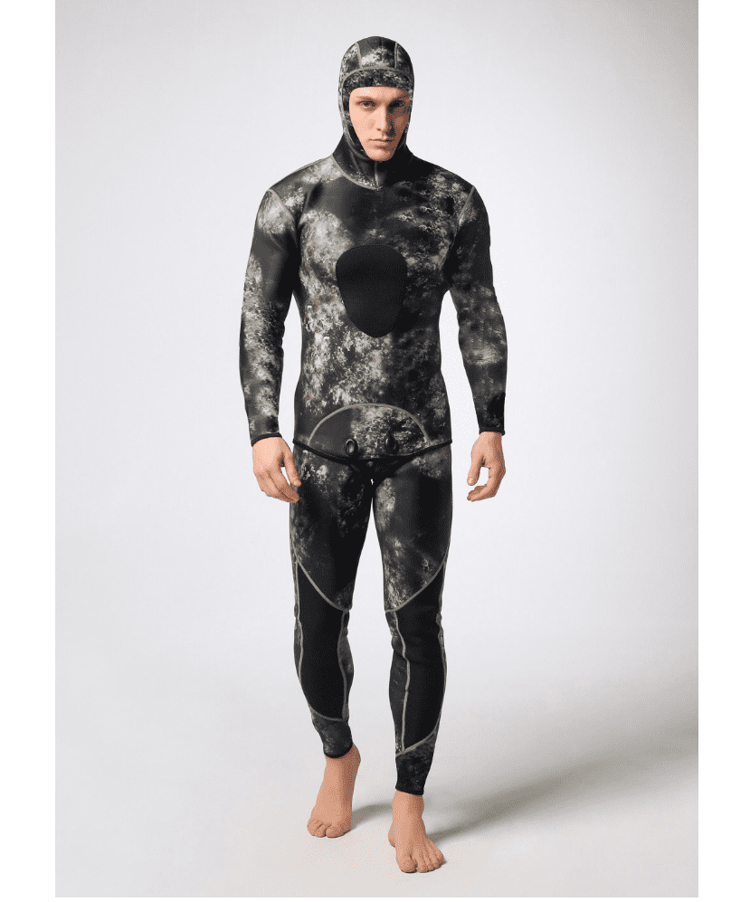 Mens Wetsuit Men 3MM Camo Neoprene Wetsuit Super Stretch Diving Suit Mens One Piece Surf Suit Color : My002, Size : S 